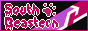 SouthBeastern Button SouthBeastern button overlaid on the Alterhuman Flag, with a dripping red font and paw